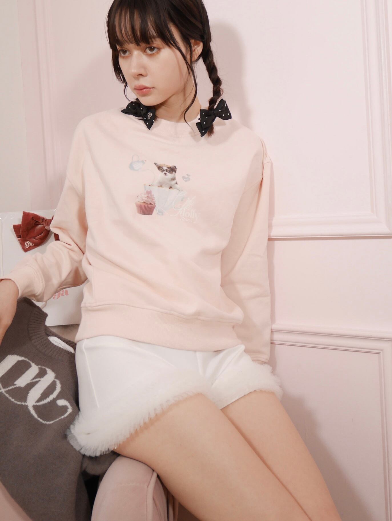 ririchan × mieya lame dot ribbon | mieya mieya