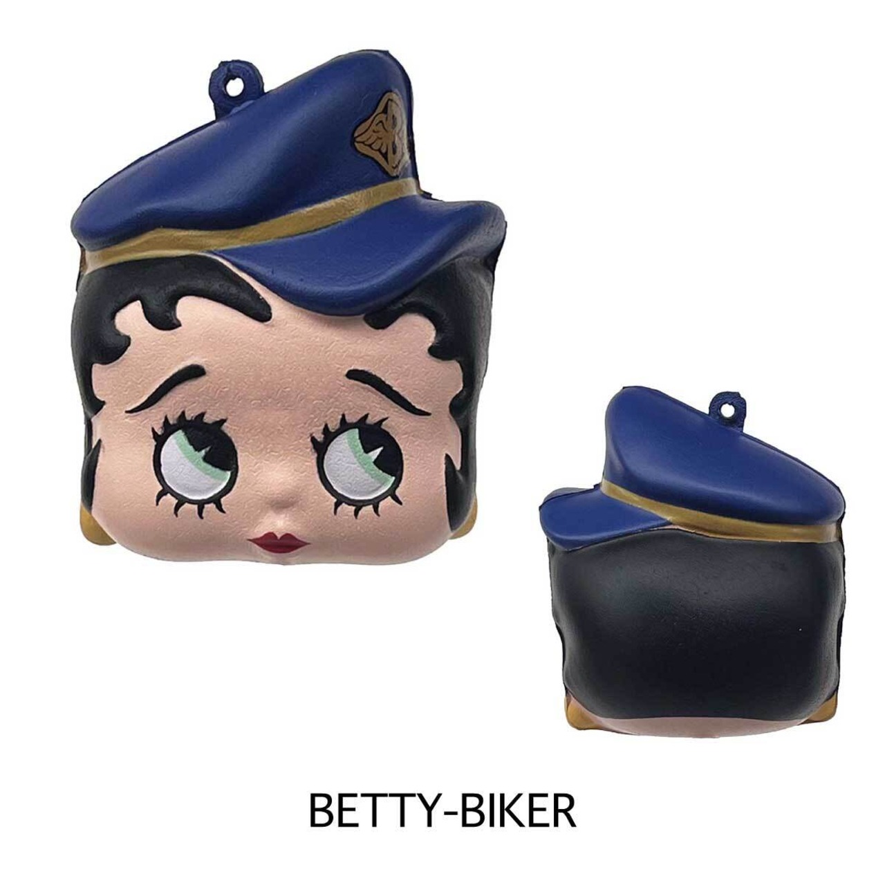 【BettyBoop】スクイーズトッパーキーチェーン