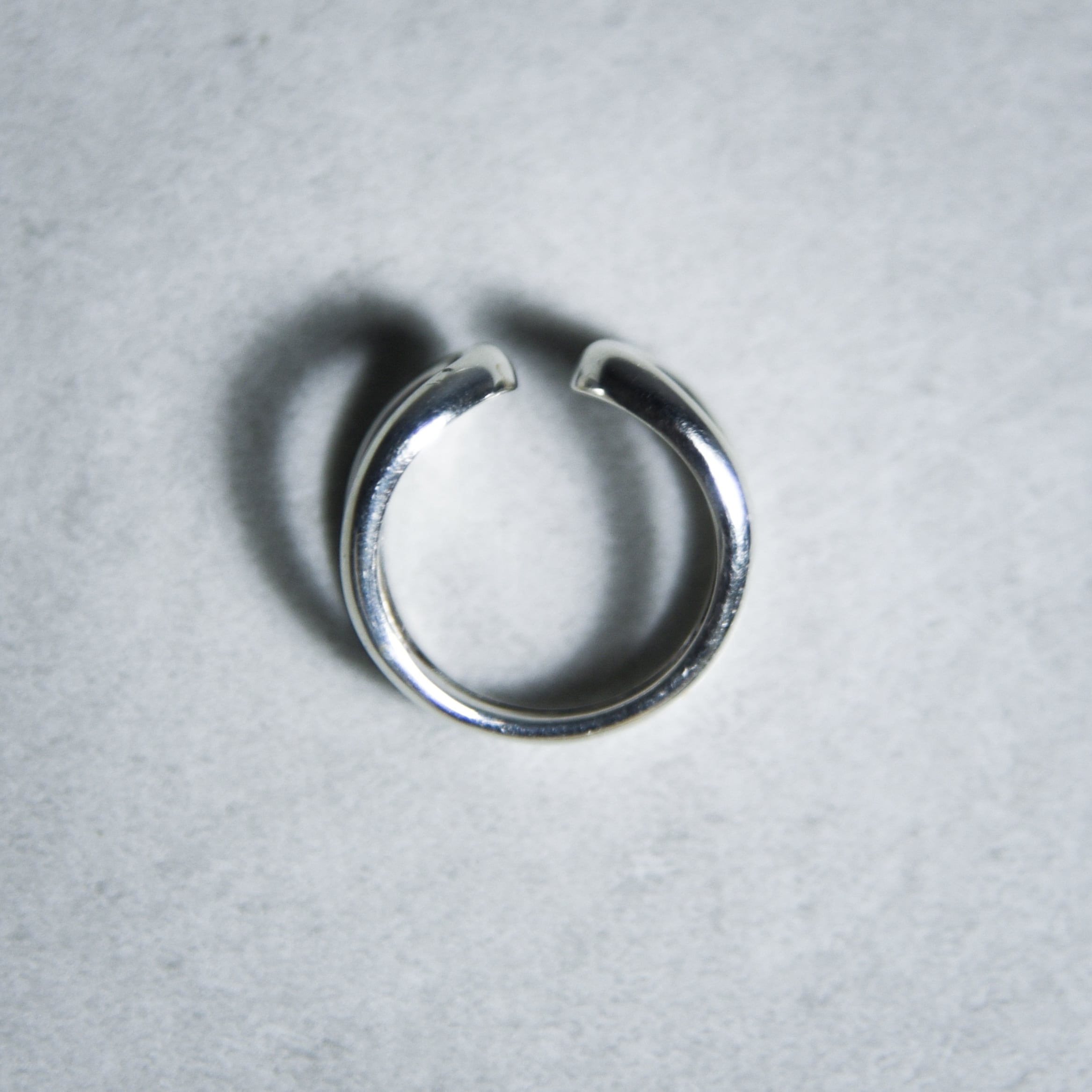 British Vintage Silver Open shank Ring イギリス ヴィンテージ