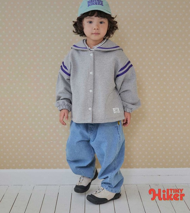 《送料無料》予約:キンダーセーラーカーディガン【TinyHiker】
