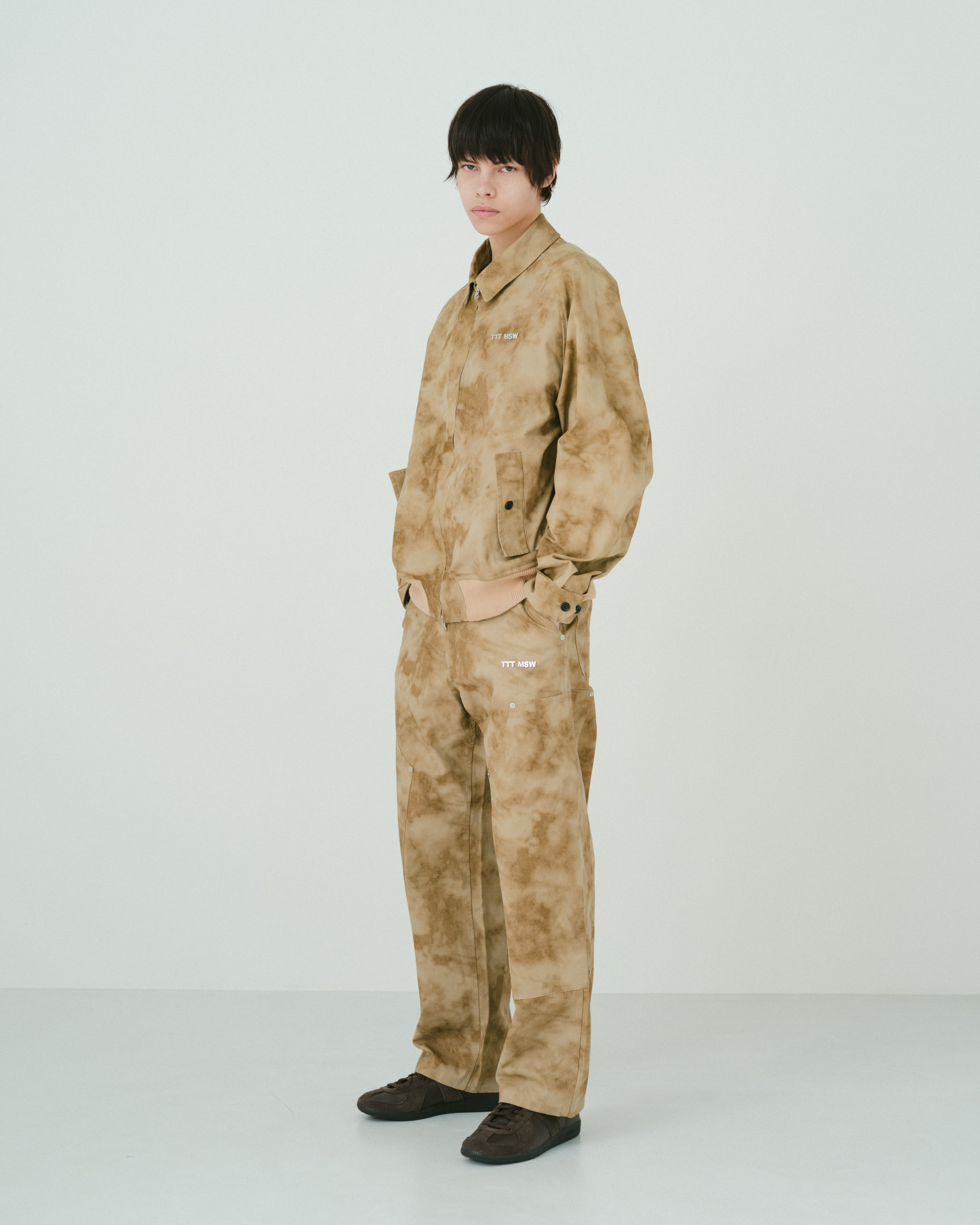 Camouflage double knee pants（BEIGE） | TTTMSW