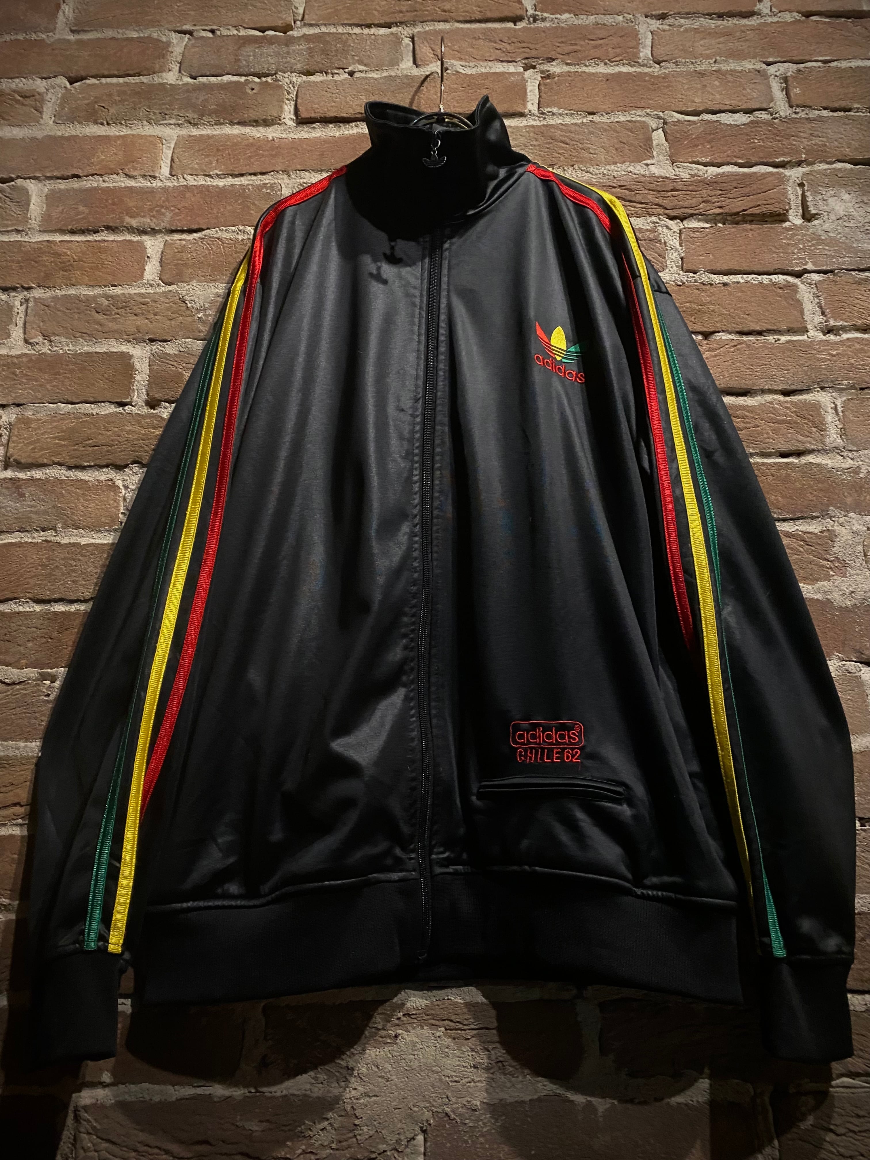 激レア】adidas RED CLASH 薔薇 総柄 トラックジャケット 極美品 