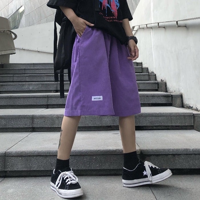 サマールーズショーツ コーデュロイカジュアルパンツ 夏物 ブルマー ケッペル41321196288