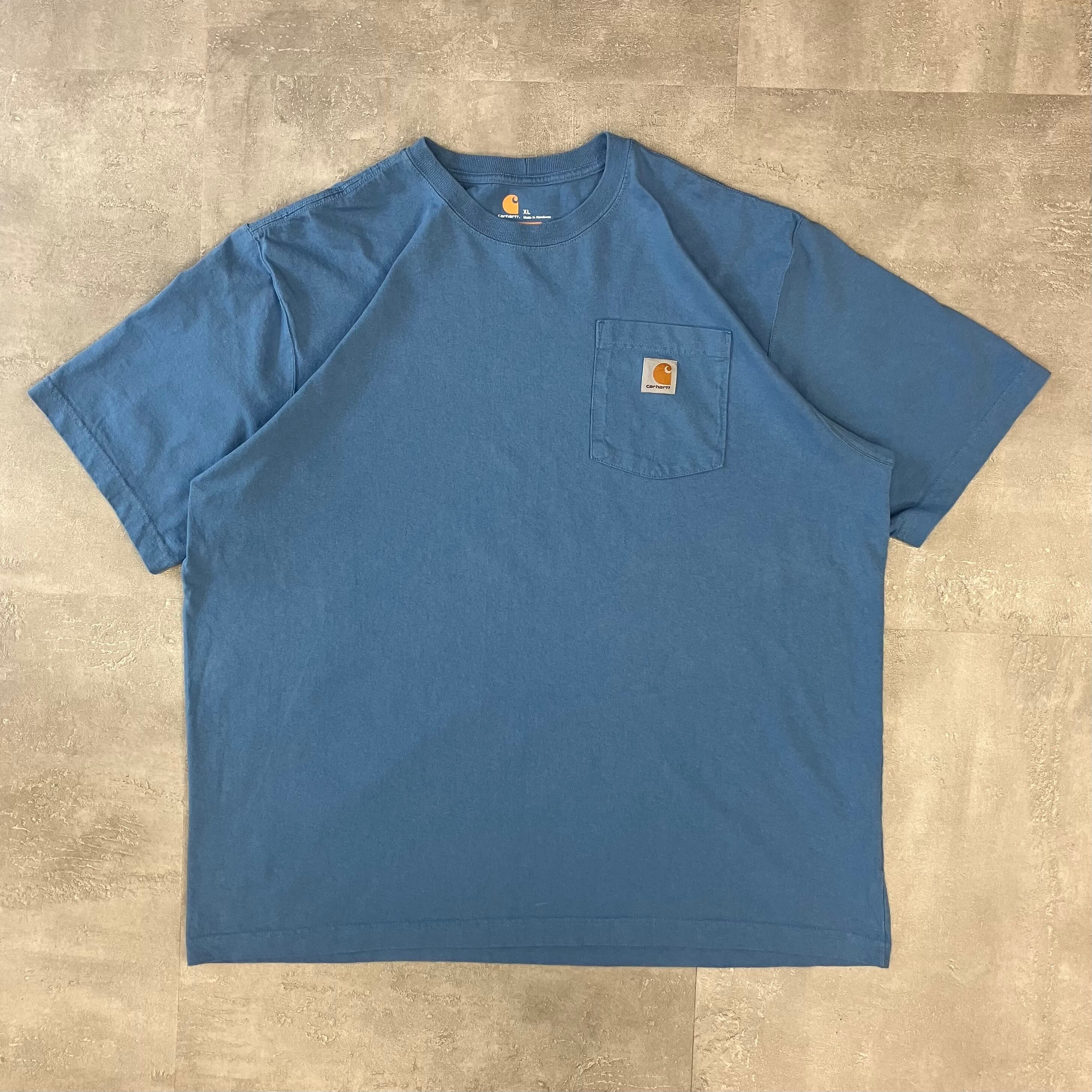 《XL size》Carhartt カーハート ポケットTシャツ ライトブルー No.3171