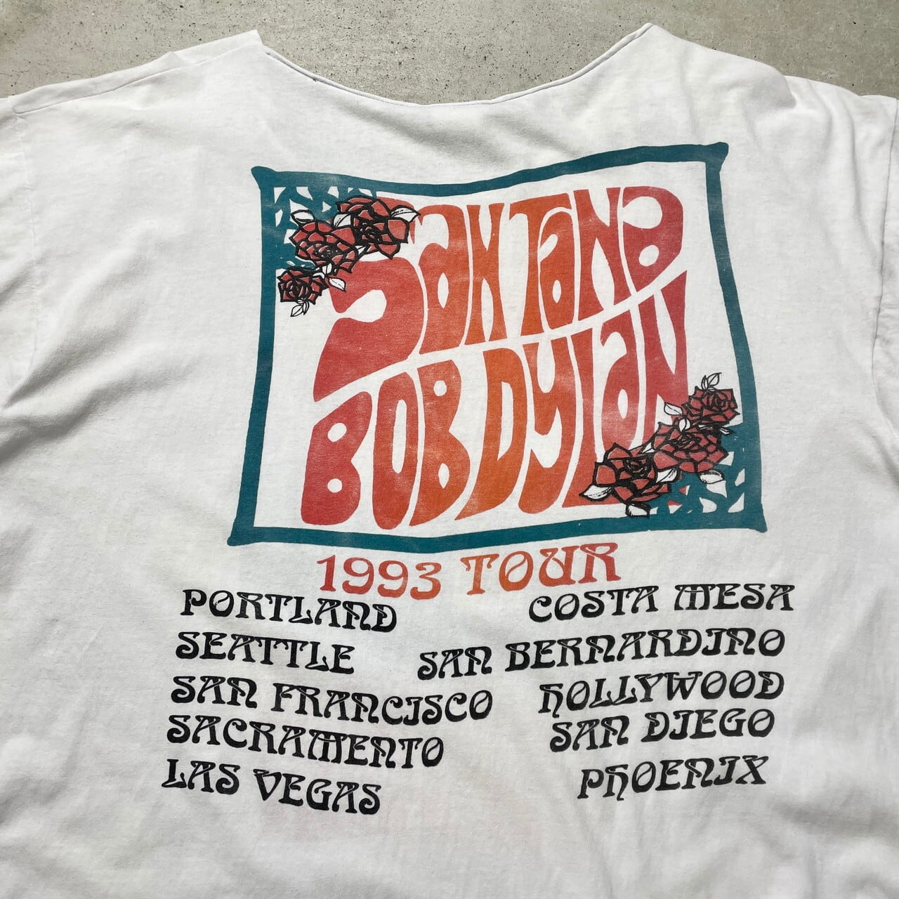 90年代 SANTANA BOB DYLAN サンタナ ボブ ディラン バンドTシャツ