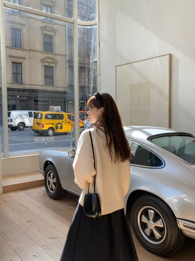 (予約) LIFFEY / Lauren wool pleats skirt 2color