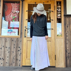 シルク巻きスカート8220