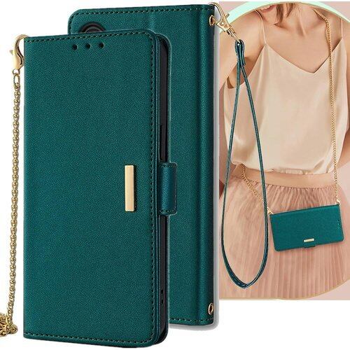 Cobeimisr ケース 手帳型 ショルダーケース Xperia 10 VI SO-52E ダークグリーン ストラップケース Xperia10 VI SOG14 au doo A402SO SoftBank SIMフリー XQ-ES44 モバイル 通用 ソニー エクスぺリア10 VI SO52E 適用 Cobeimisr ショルダー 肩がけ ストラップ 斜め掛け スマホケース 3169