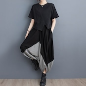 ドレープ サルエルパンツ 00075