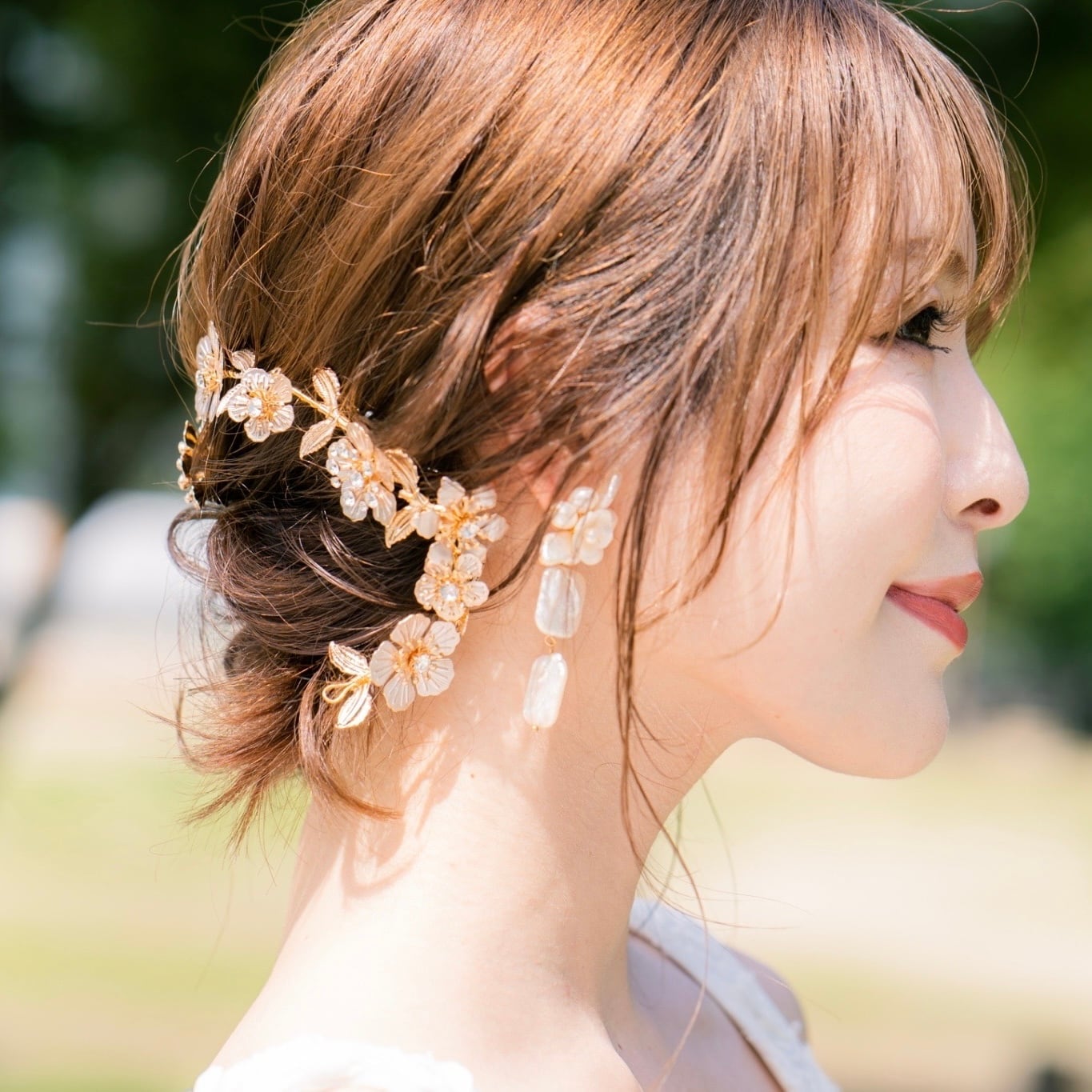ブライダルピアス【PE-84】 | Lara Laura ♡ ブライダルアクセサリー