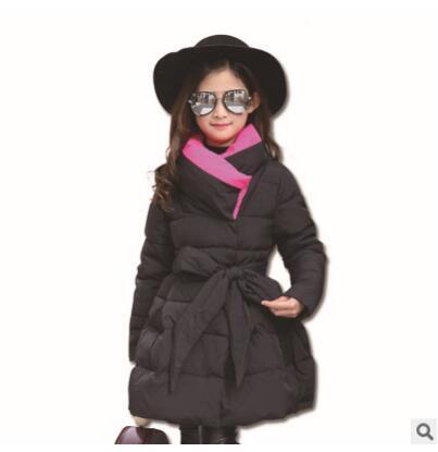 【新作】【送料無料】 2018チルドレンジャケットガールズウィンターホワイトダックダウンジャケットコートフード付きパーカー可動式-スリーブダウンチルドレンコート 冬物 AL expec464245867830