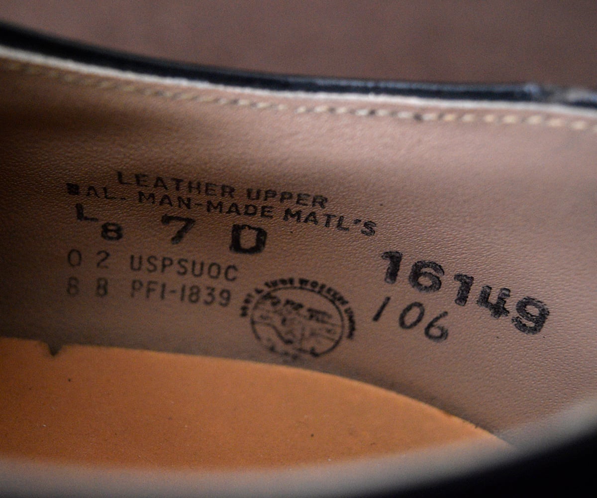 90s RED WING 106 POSTMAN SHOES 7D | SECOND TIME GLORY