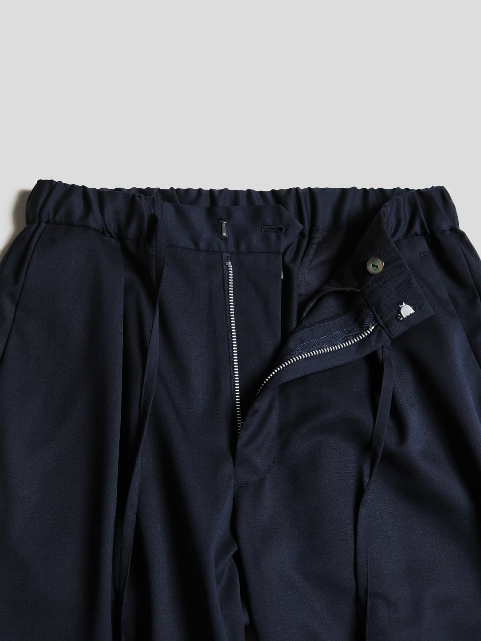 ARCIVE】summer wool gabardine one tuck easy pants | sowell