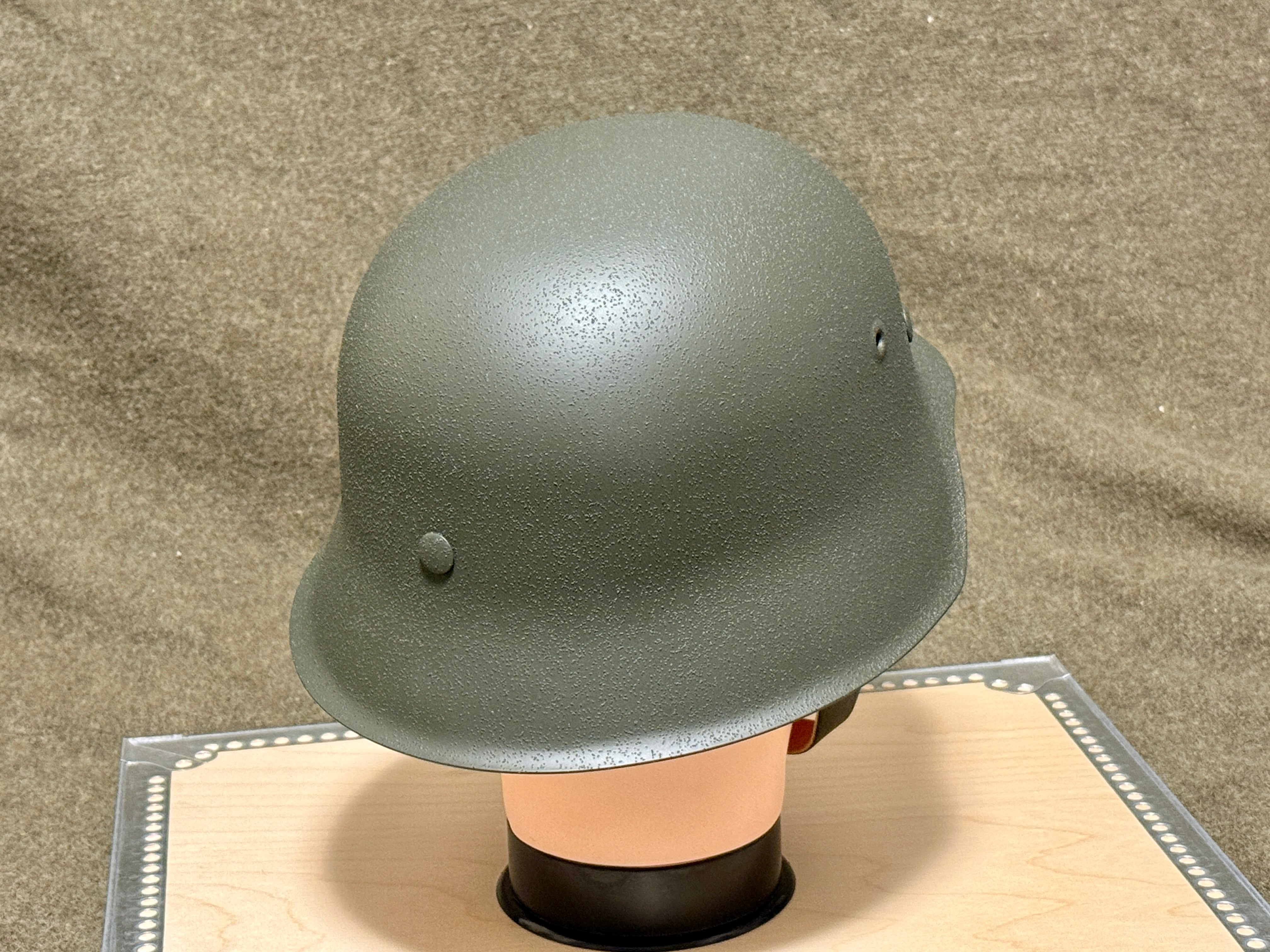 WWⅡ ドイツ軍 M42シュタールヘルメット 酸化アルミニウム