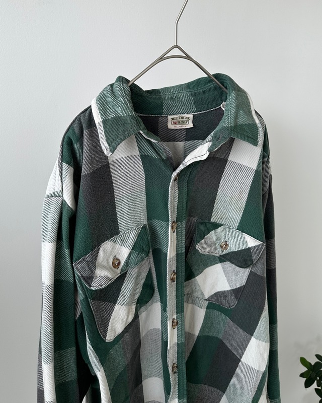 -Five Brother- Vintage 90s L Heavy Flannel Shirt