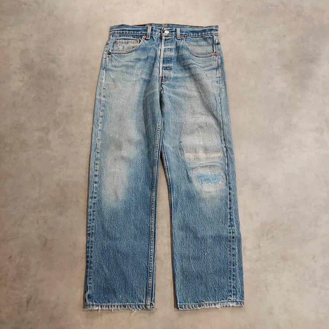 リーバイス501xx Levis W33 古着 青 USA製 90s 17458