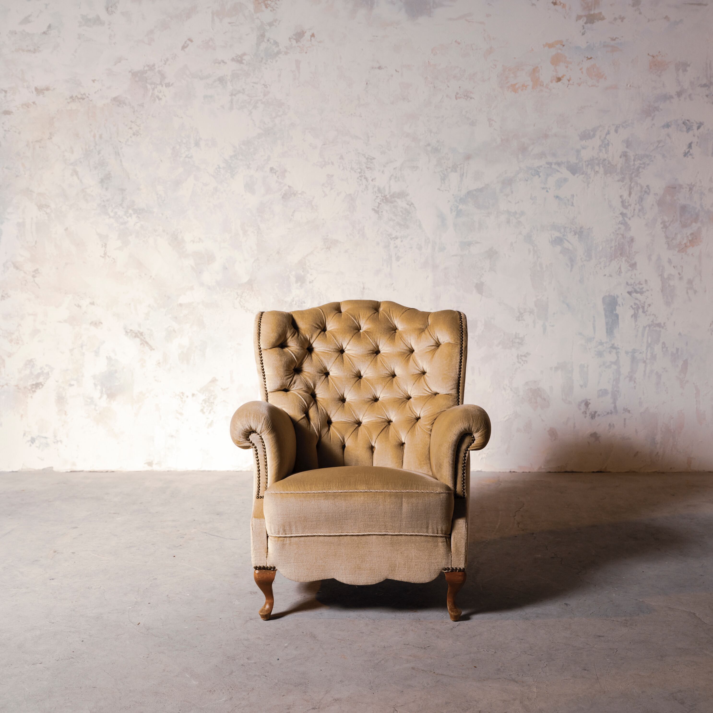 ソファ/アンティークソファ/フレンチソファ/シングルソファ/ファブリック/フランス家具/インテリア/店舗什器