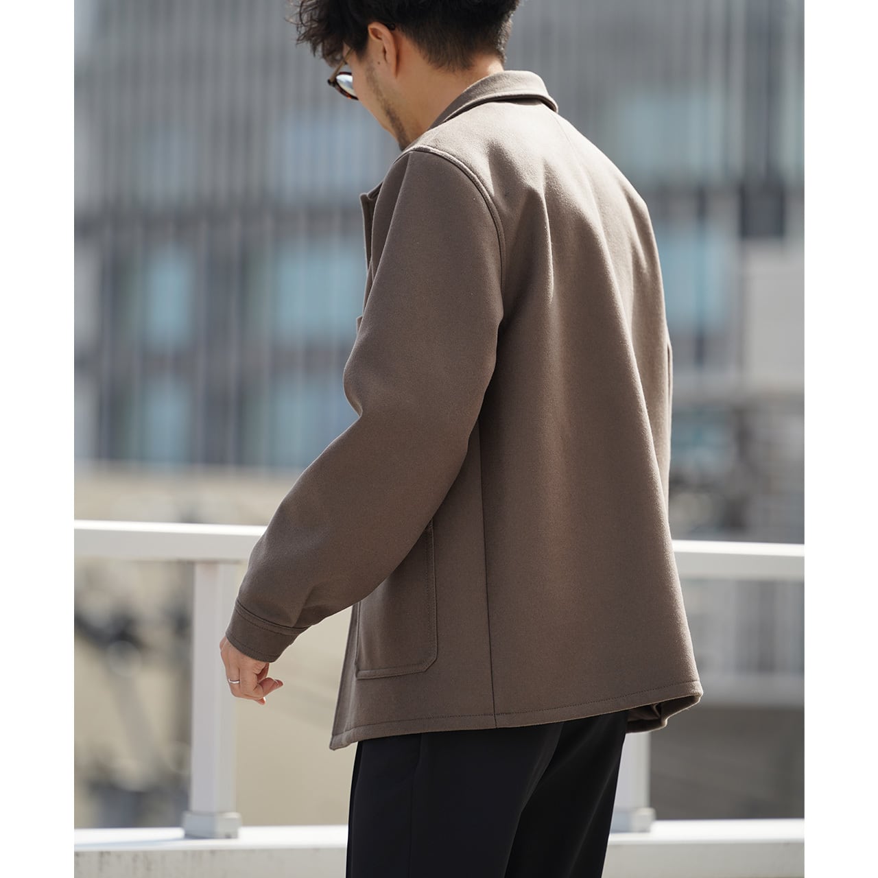 残りXLのみ】羽織るたび、品と好印象が宿る「尾州ウール メルトン