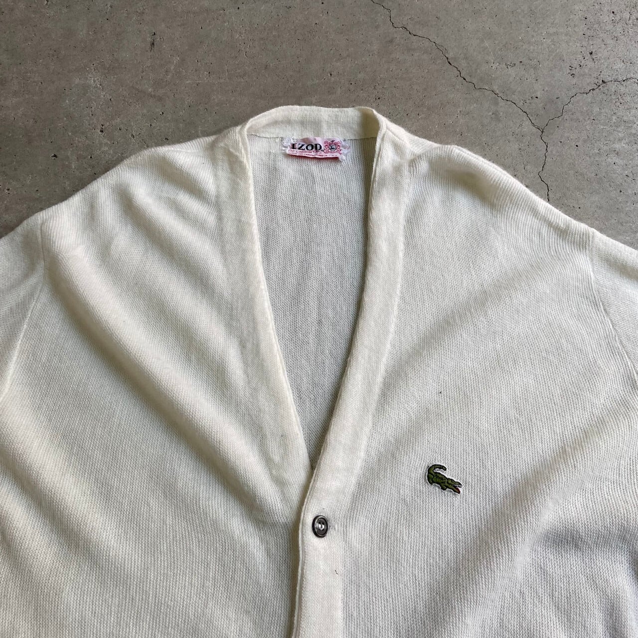 【vintage】60s lacoste izod カーディガン　USA製