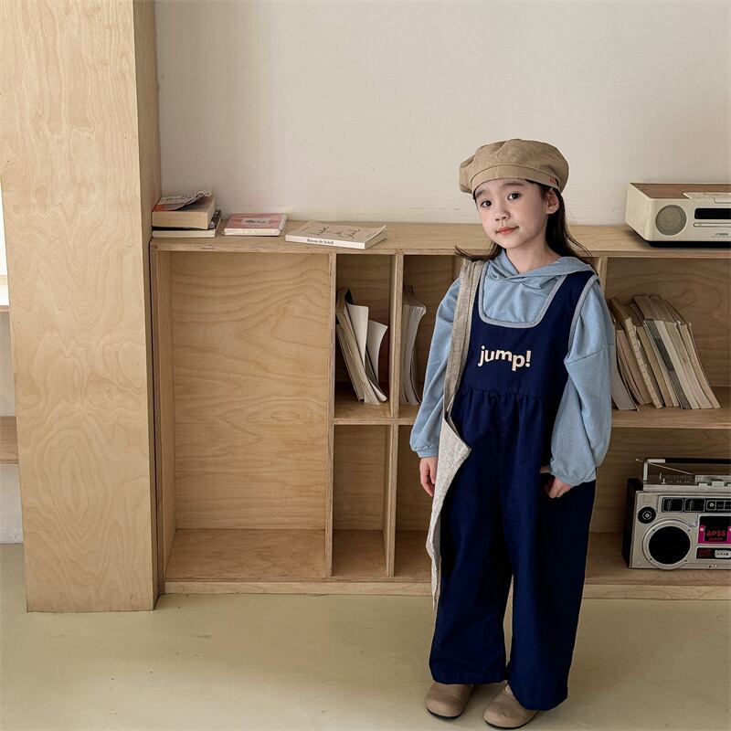 取寄》 JUMPサロペットパンツ （アイボリー／ネイビー） ADBB 2024秋