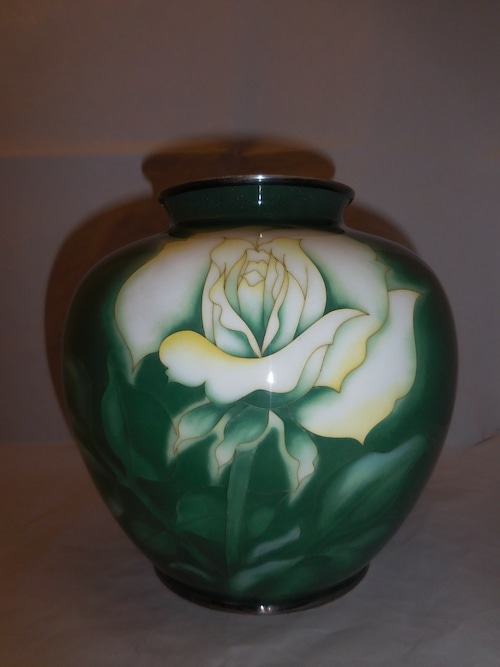七宝花器(安藤　製) cloisonné emamel vase (Ando)(No4)  