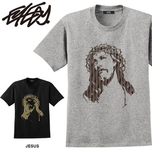 【eye-tm201】送料無料 EYEDY アイディー メンズ JESUS 半袖 tシャツ ブランド 大きいサイズ おしゃれ ストリート 綿 コットン スケート XL XXL XXXL 3l 半袖Tシャツ