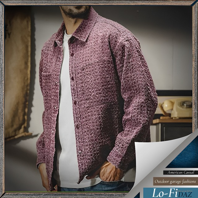 フラワーデニムシャツ 21108