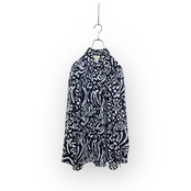 TRAVEL SMITH over size sheer shirt-3630-9