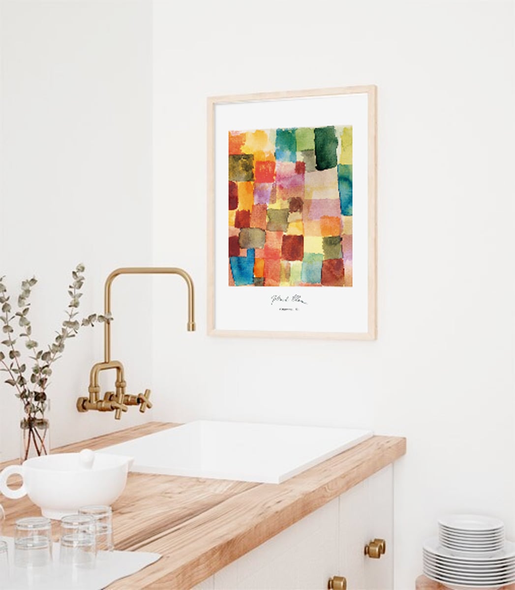 パウル・クレー Watercolour アートポスター アブストラクト 名画 絵画
