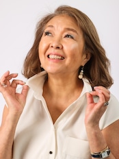 ノースリーブシャツブラウス(BEATRICE)