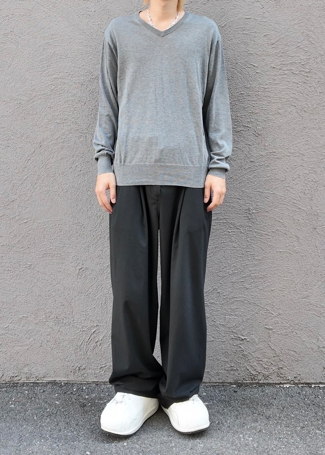【CABANE de ZUCCA】grey basic knit
