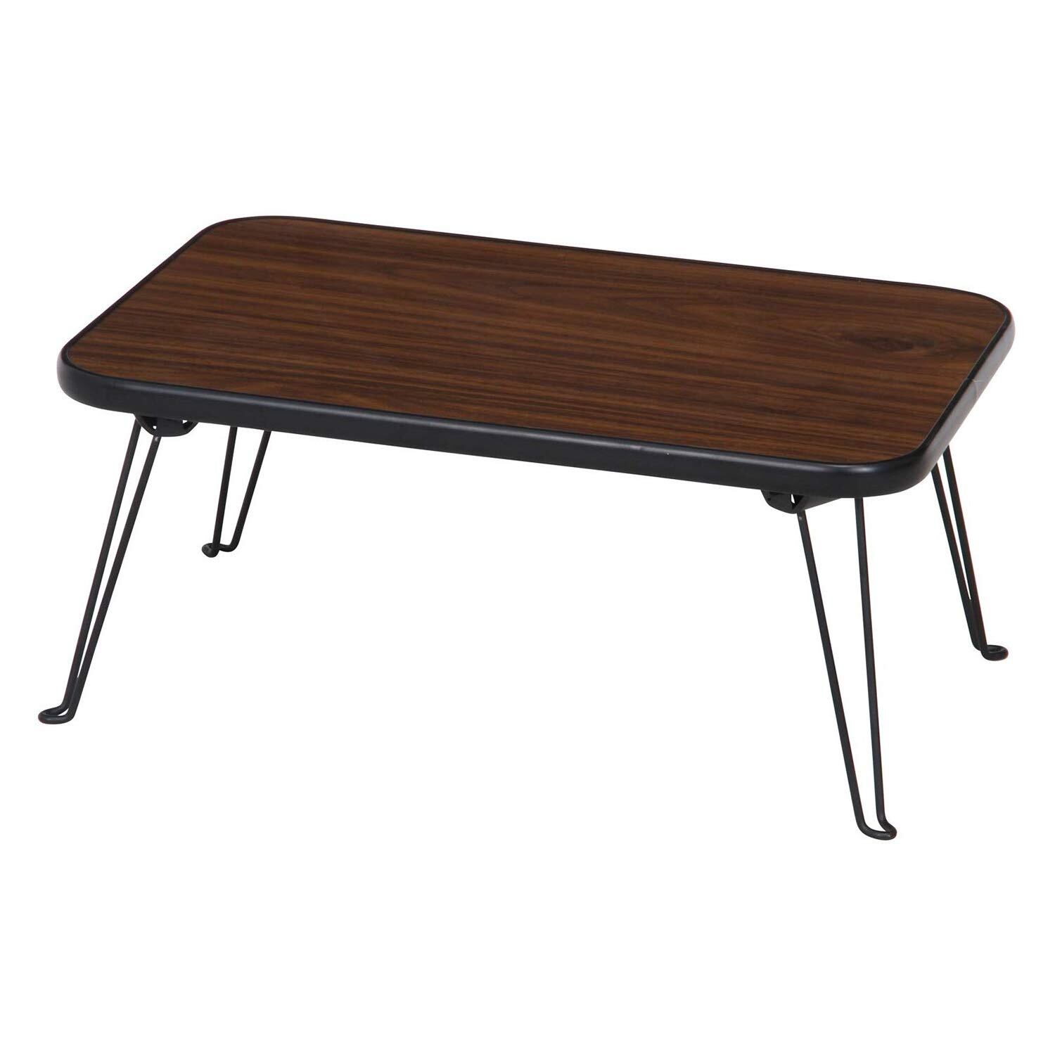 ネイチャートーンズ テーブル 2WAY ハイテーブル WOOD×メタル ダーク