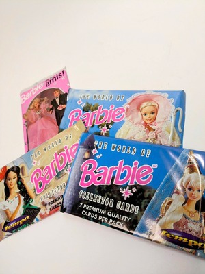 【送料無料！】VINTAGE トレーディングカード単品 （1個=7CARDS）【バービー（Barbie）】〚アメリカン雑貨 アメトイ〛