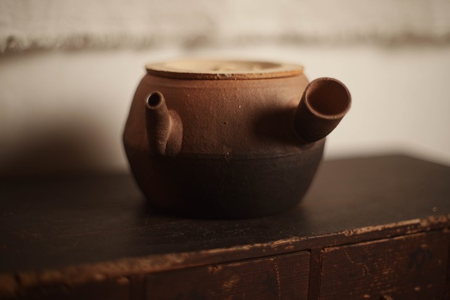 アンティーク閩南紅泥湯沸かし（20世紀初頭・福建南部・約550cc）