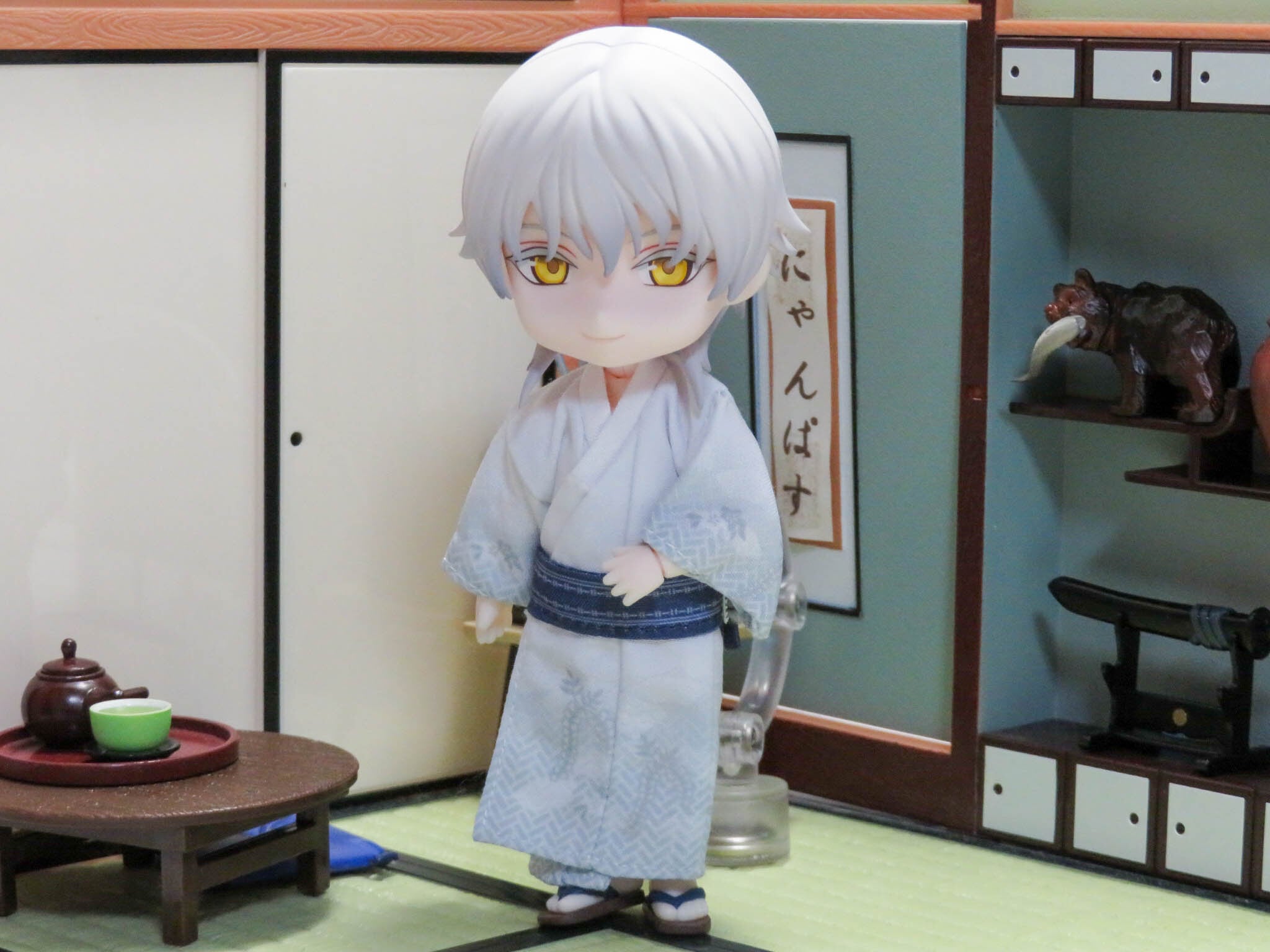 再入荷 ねんどろいどどーる 鶴丸国永 軽装Ver. 顔パーツ 横目顔