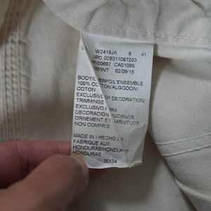 Dickies Distressed Painter Pants Natural White W34L31.5相当 古着