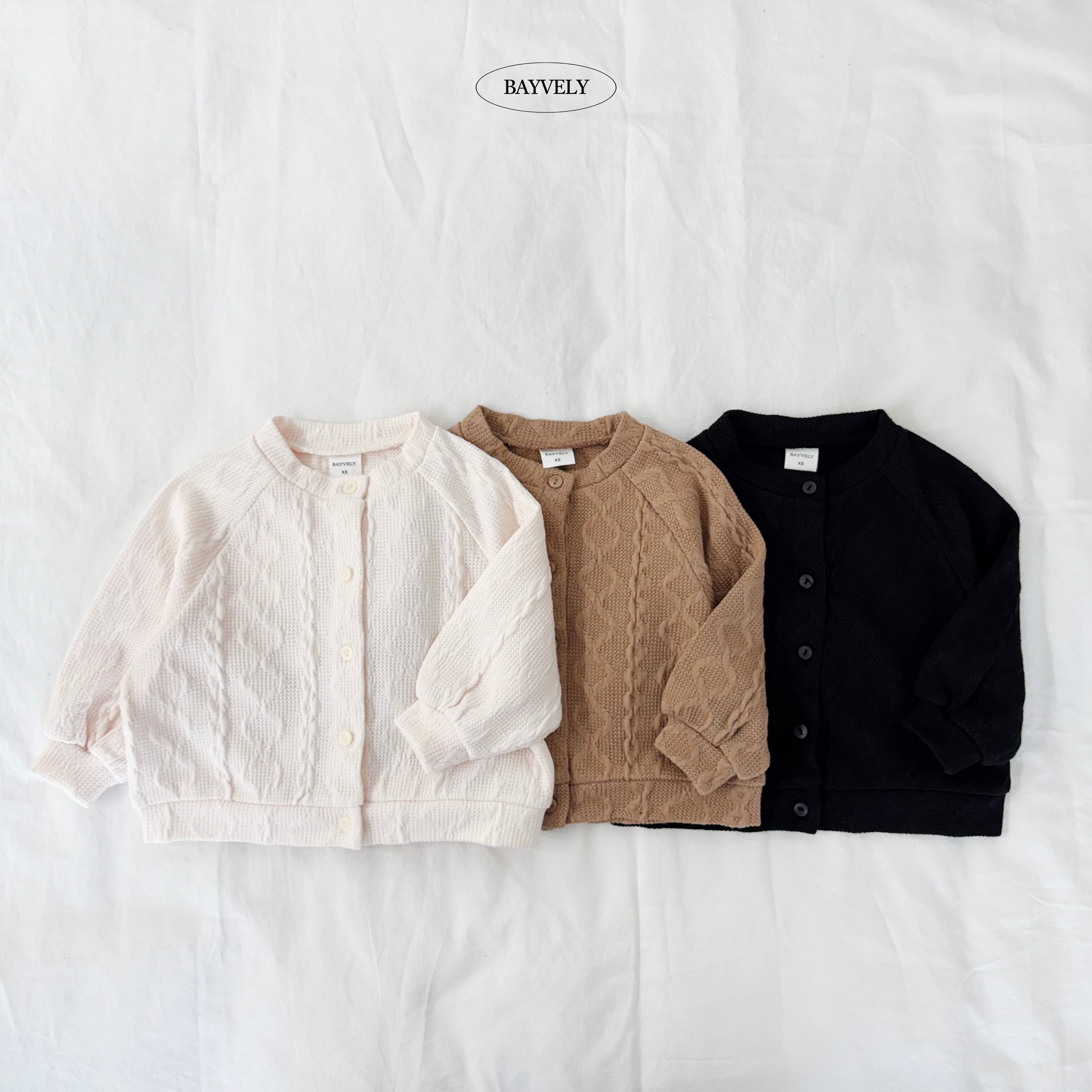 cable knit cardigan【BAYVELY】※9月中旬発送予定