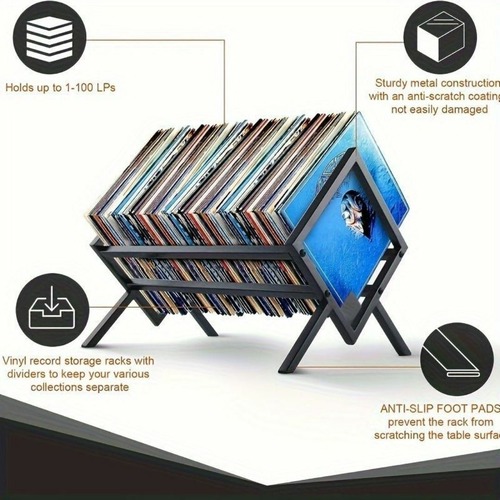 CD DVD レコード マガジン収納ラック 小型本棚 オフィス デスクトップ