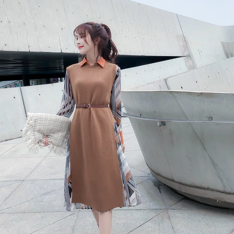 VEST LAYERED SHIRT DRESS MANY WAY VEST LAYERED SHIRT DRESS 