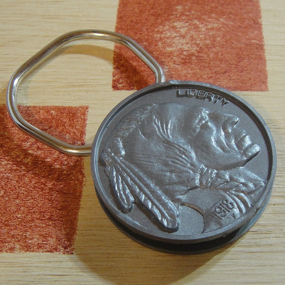 アメリカ RARE COIN SHOWRINGS 銀行ノベルティ ヴィンテージキーリング