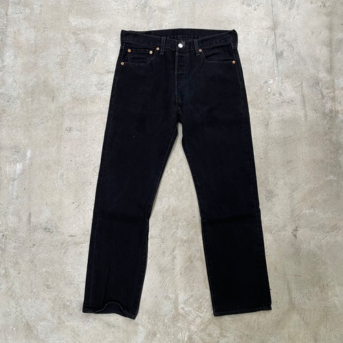 Levi's 501 used black denim pants SIZE:W32×L30