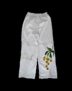 vintage lace pants yellow tulip