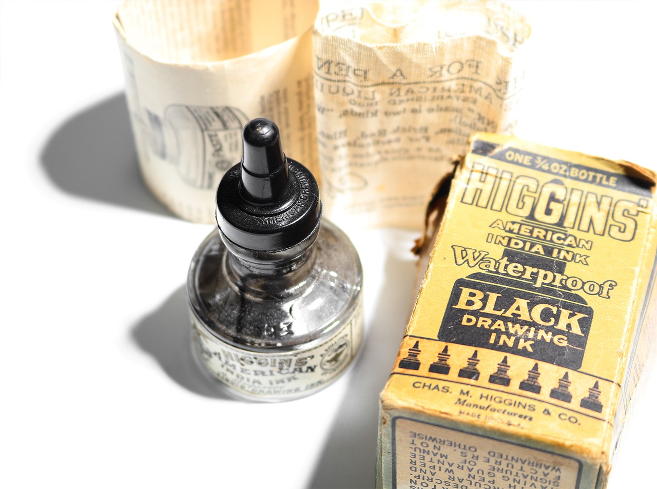 1910's  INK BOTTLE