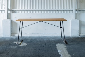 BRIDGE TABLE W1500mm/オーク材/送料無料(北海道・沖縄・離島除く)