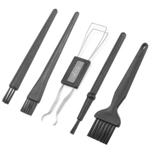 【努力特価】キートップ引抜工具 クリーニングブラシ 5点セット キーキャップ 2in1 キースイッチ 引き抜き ツール メカニカルキーボード メンテナンス 静電気 防止 除去 ほこりとり 隙間 ブラシ