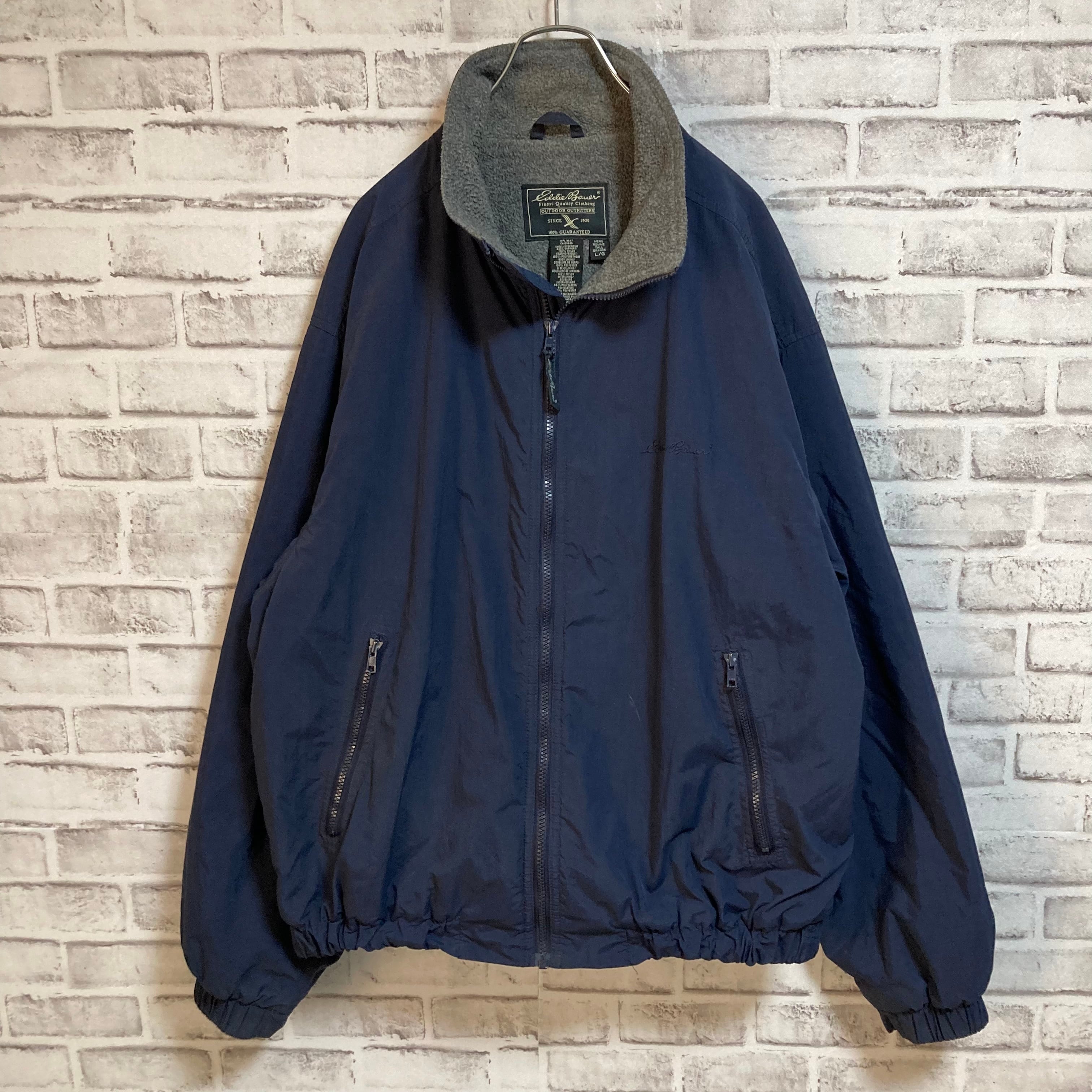 Eddie Bauer】Nylon Shell Jacket L “POLARTEC” Made in CANADA カナダ