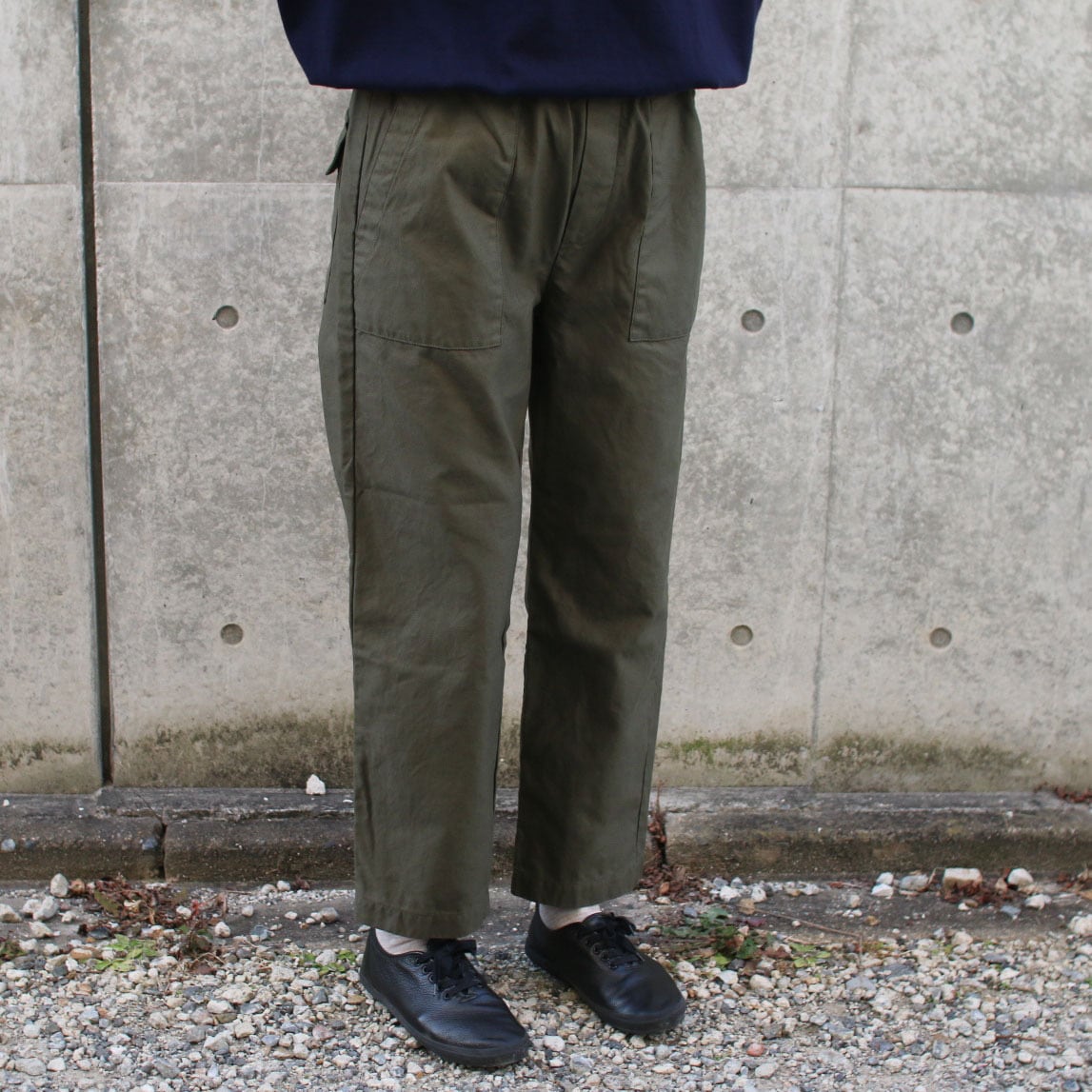 TRAVAIL MANUEL_バックサテンファティーグパンツ | Fuzzy Clothed