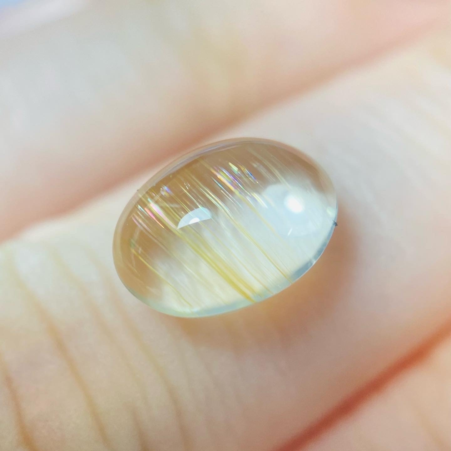 女神の髪 レインボーニードルイントパーズ