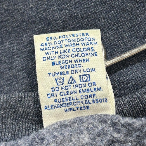 00s Russell V-neck 無地 ネイビー ounce Mid M 詳細写真4