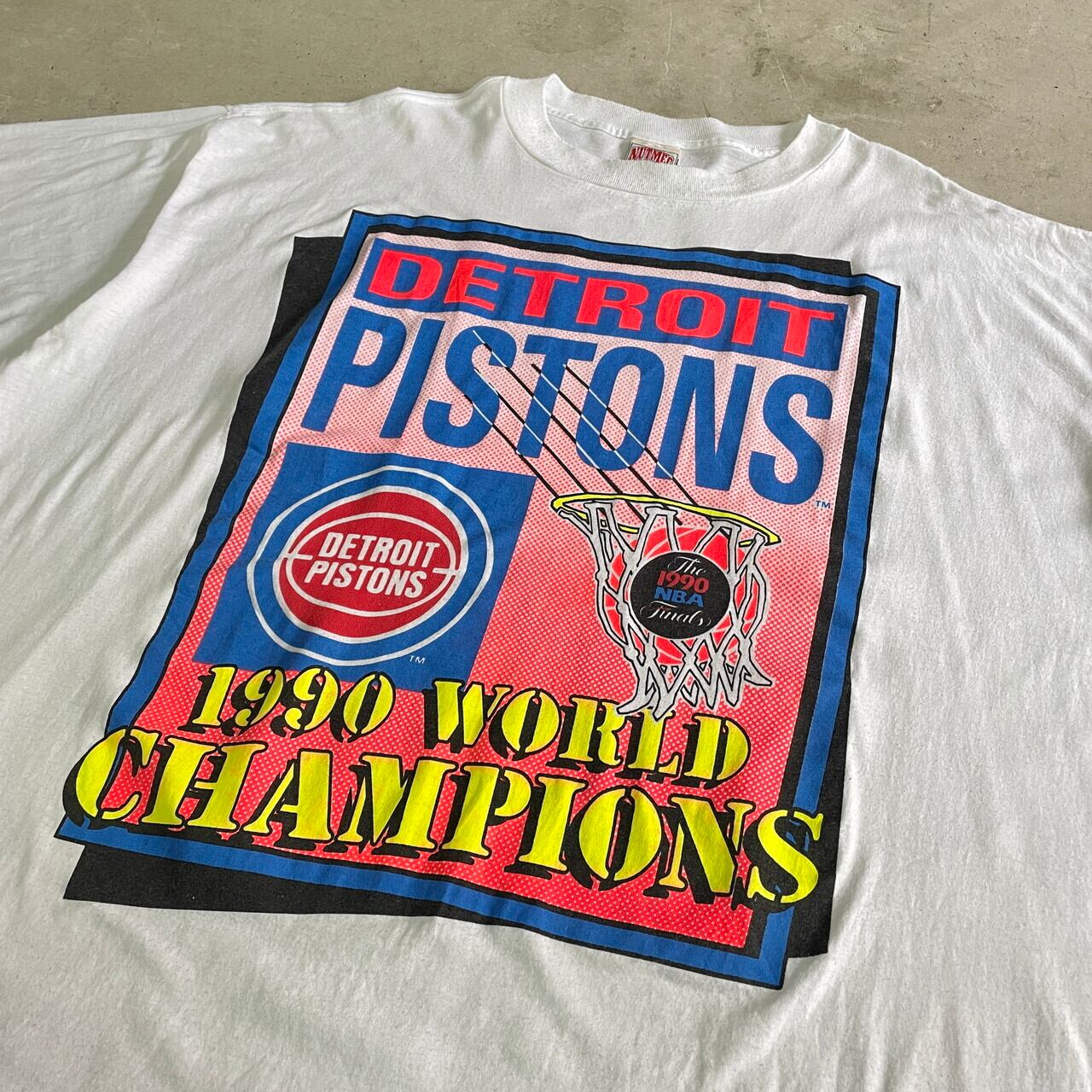 スーパービッグサイズ 90年代 NBA DETROIT PISTONS 1990 WORLD 
